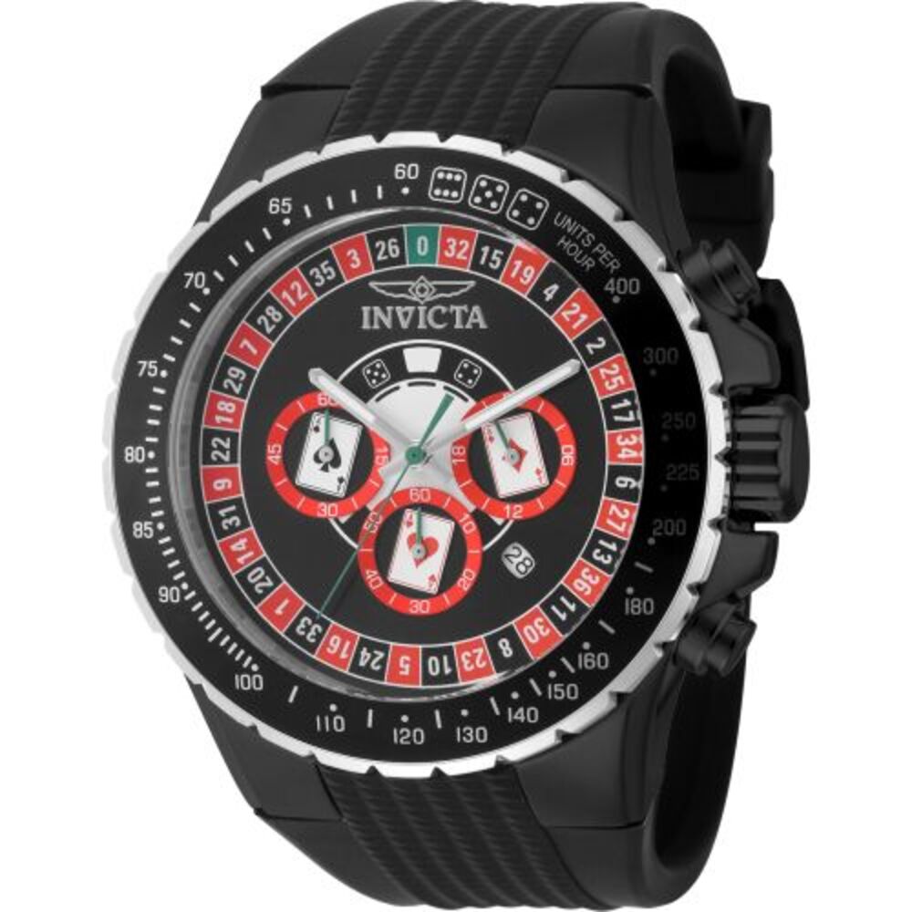 Invicta Men's Aviator Black Dial Watch - 49849